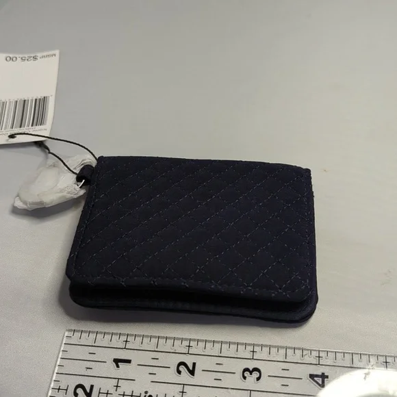 Vera Bradley Iconic Campus Double ID Classic Navy NWT - Picture 6 of 7